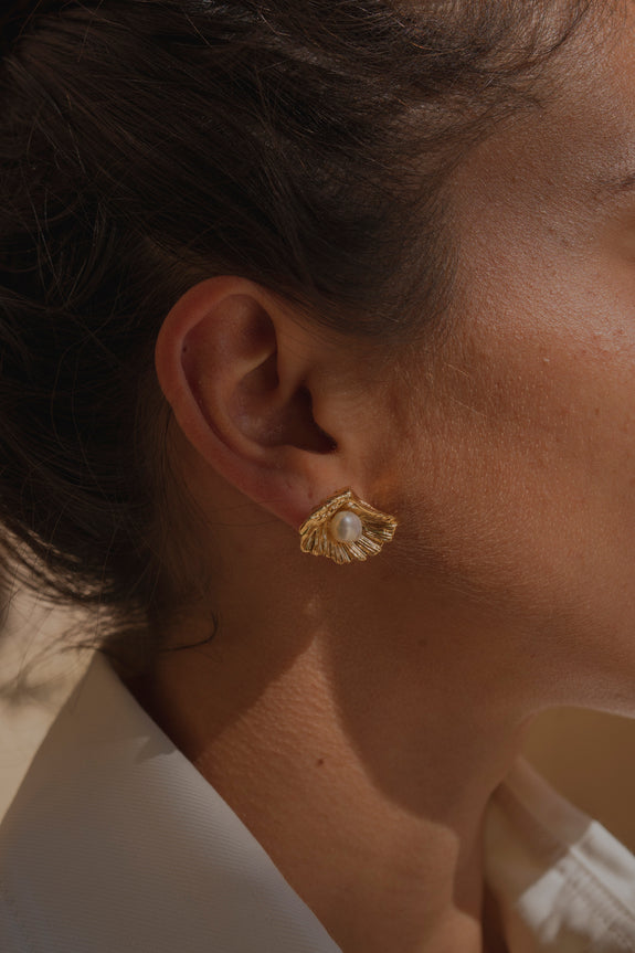 Boucles d'oreilles Oyster