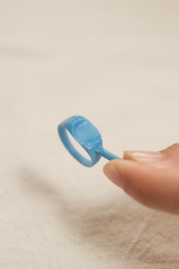 Kit chevalière empreinte n°2 - rectangulaire