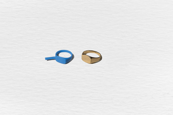 Kit chevalière gravure n°2 - rectangulaire